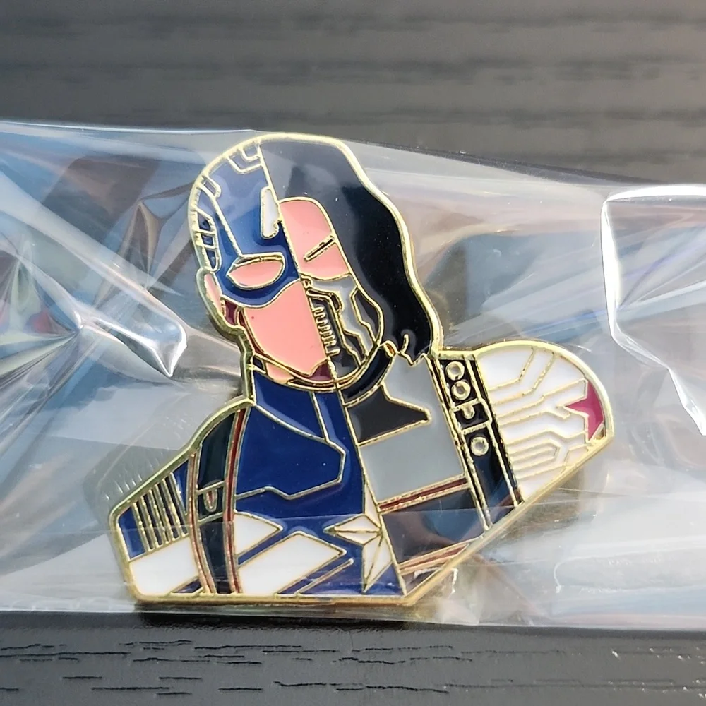 Marvel Captain America x Winter Soldier Inspired Pin - Picture 3 of 3
